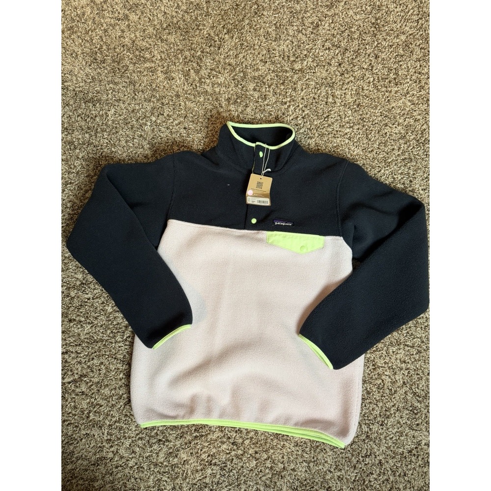 Patagonia Women's Small Lightweight Synchilla‎ Snap T Fleece Pullover Multicolor